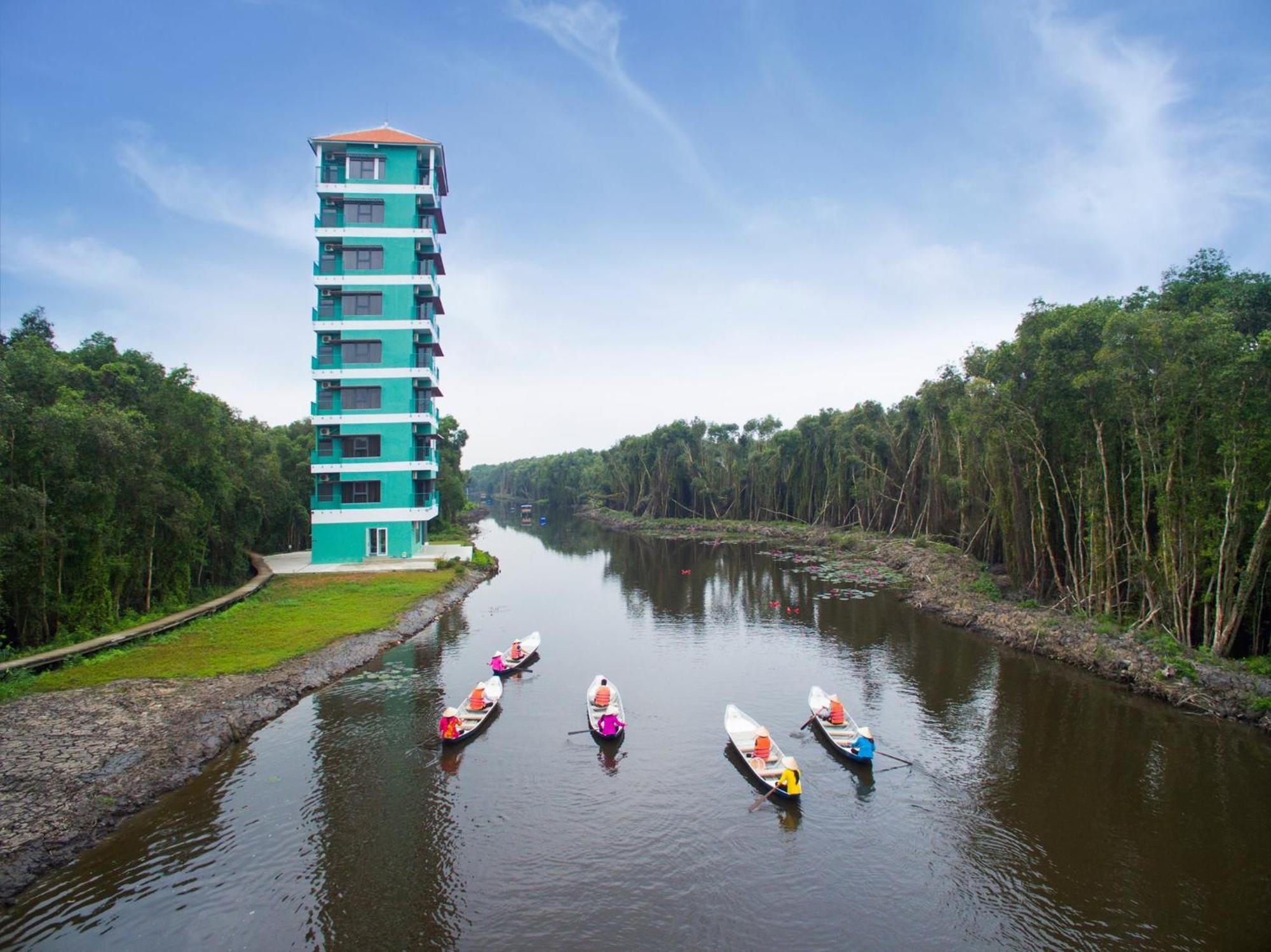 Kdl Lang Noi Tan Lap - Tan Lap Floating Village Moc Hoa Dış mekan fotoğraf